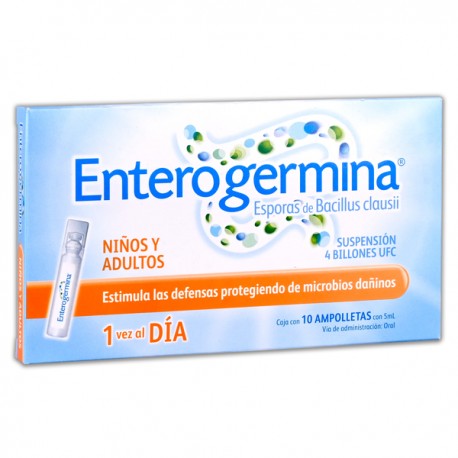 Enterogermina sus oral amp c/10 5 ml oral ampolleta