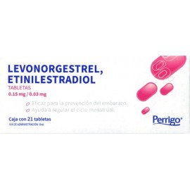 Levonorgestrel/etinilestradiol c/21tabs 0.15/0.03mg