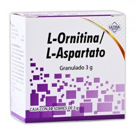 L-ornitina/l-aspartato  granulado c/10 sobs. 3 g.
