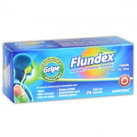 Flundex c/24 caps. 50/3/300 mg.