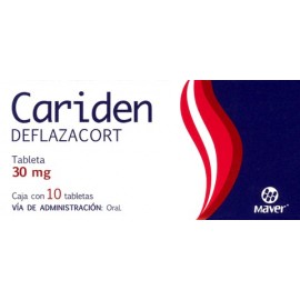 Cariden c/10 tabs. 30 mg.