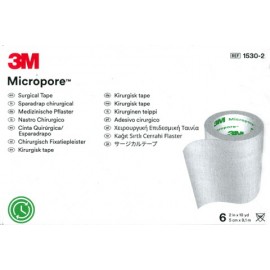 Microporosa 2 5cm blanca