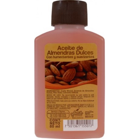 Aceite de almendras 80 ml.