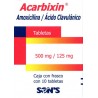 Acarbixin c/10 tabs. 500mg/125mg