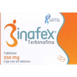 Binafex c/28 tabs. 250 mg.