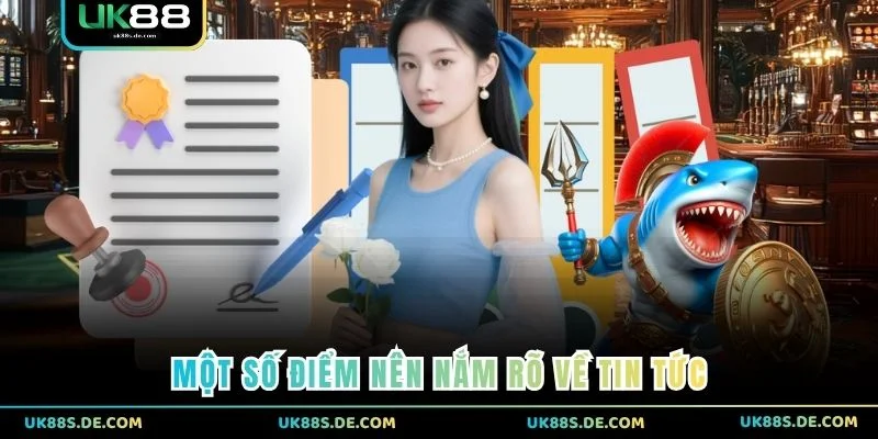 Một số điểm nên nắm rõ về tin tức