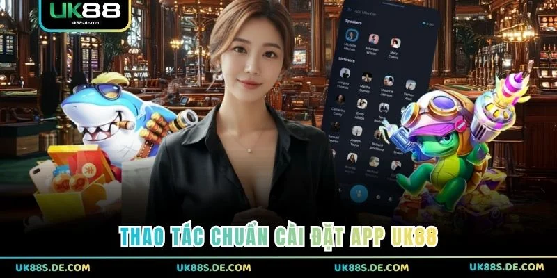 Thao tác chuẩn cài đặt app UK88